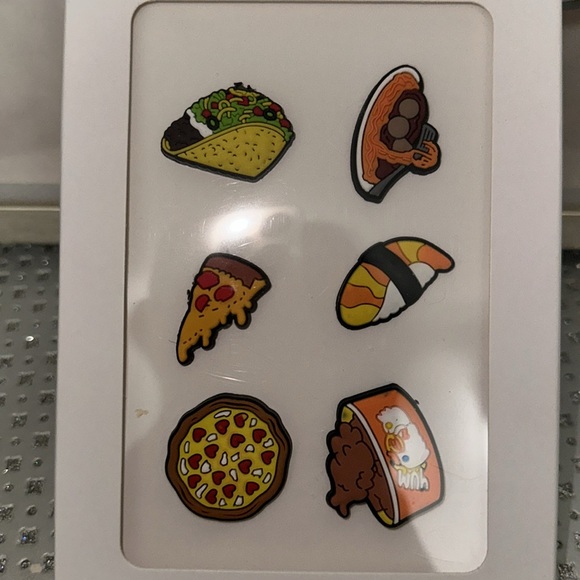 Orly Clog Charms - Set of 6 Food, NWT - Picture 3 of 3